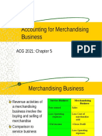 Accounting for Merchandising