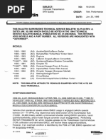 TSB-18!24!95 - Reflashing The Trany Computer and Quicklearn of D Puter