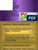 Prinsip-Prinsip Pembelajaran