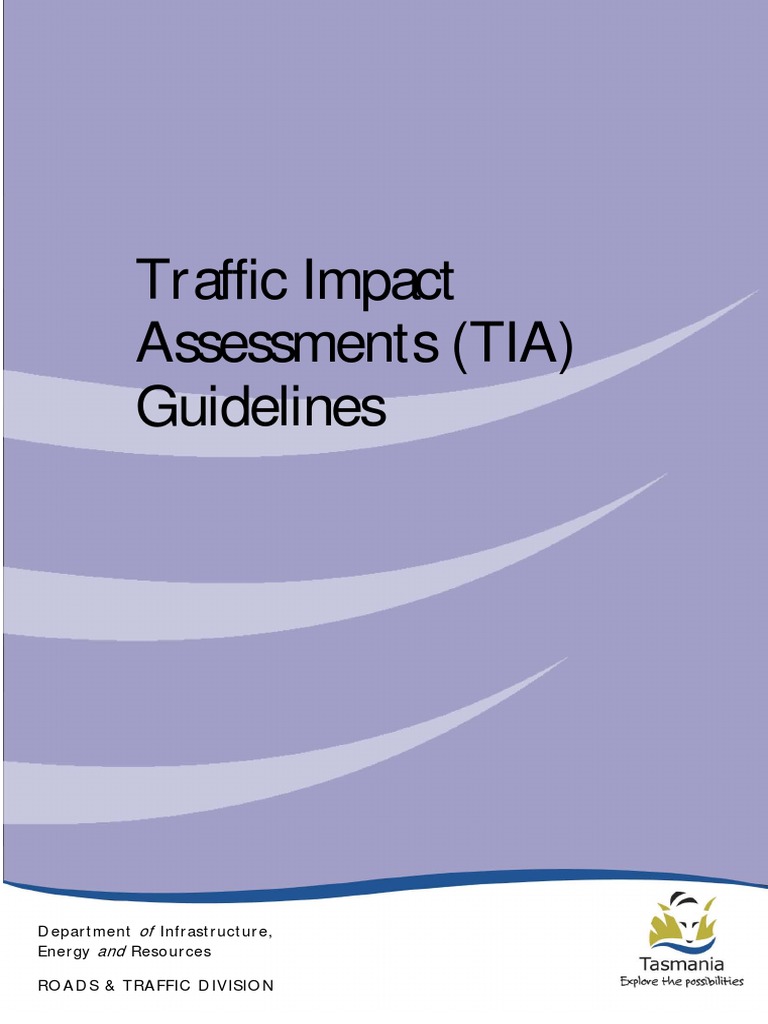 Traffic Impact Assessment Guidelines | PDF | Traffic | Road Traffic Safety