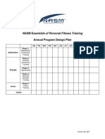 Nasm Opt For Fitness Annual Program Design - (pdf-27k) PDF