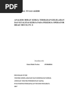 Download Analisis Beban Kerja Terhadap Xxx Dan Xxx Terhadap Pekerja Mekanik Pt 1 by Achmad Bahrul Ulum SN336760786 doc pdf