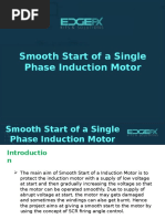 Smooth Start of a Single Phase Induction Motor