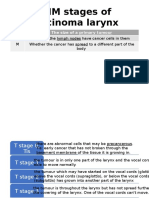 TNM Stages of Carcinoma Larynx