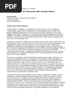 Mindfullness. Educazione Alla Consapevolezza.
