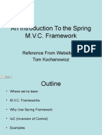 Mvc Spring Framework