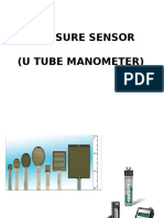 Pressure Sensor (U Tube Manometer)