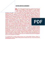 Hosting Services Agreement PDF