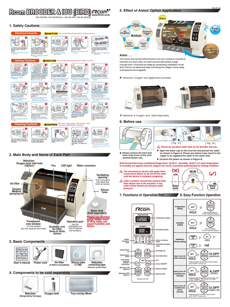Bird Brooder Manual | PDF | Hvac | Fahrenheit