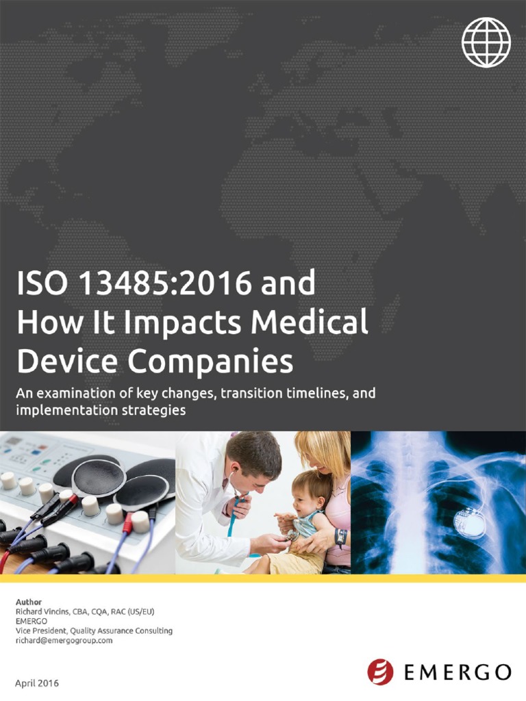 ISO 13485:2016 and How It Impacts Medical Device Companies | PDF | Iso ...