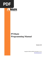 PT-Basic Programming Manual Ver1.0 06122009