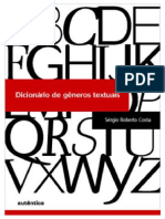 Livro - Dicionário de Gêneros Textuais - Sérgio Roberto Costa PDF