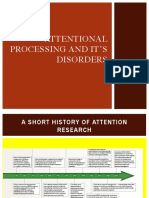 Attentional Processing and It'S Disorders: Section X