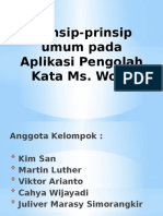 Presentasi IMK - Prinsip Umum Perancangan User Interface