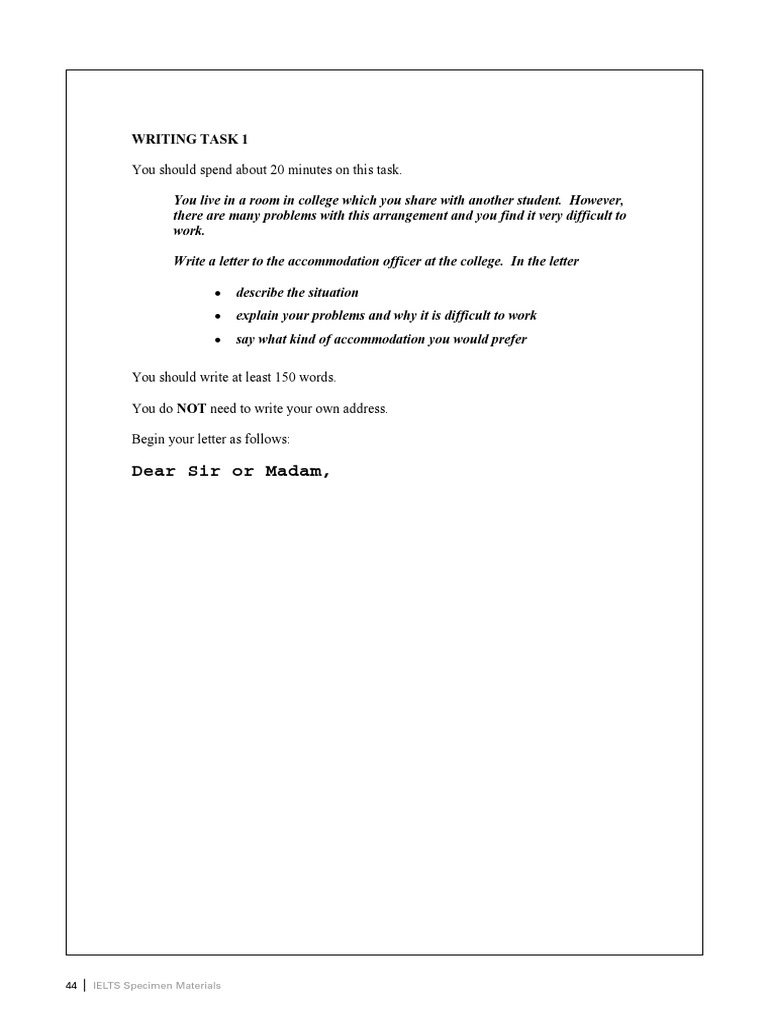 GT W Sample Task 1 PDF | PDF