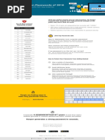 Common Passwords of 2016