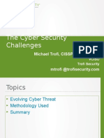 The Cyber Security Challenges: Michael Trofi, CISSP, CISM, CGEIT
