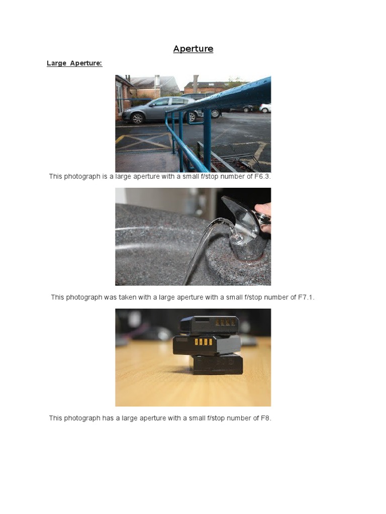 Aperture | PDF