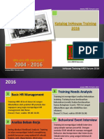 Katalog Inhouse Training HRD Forum