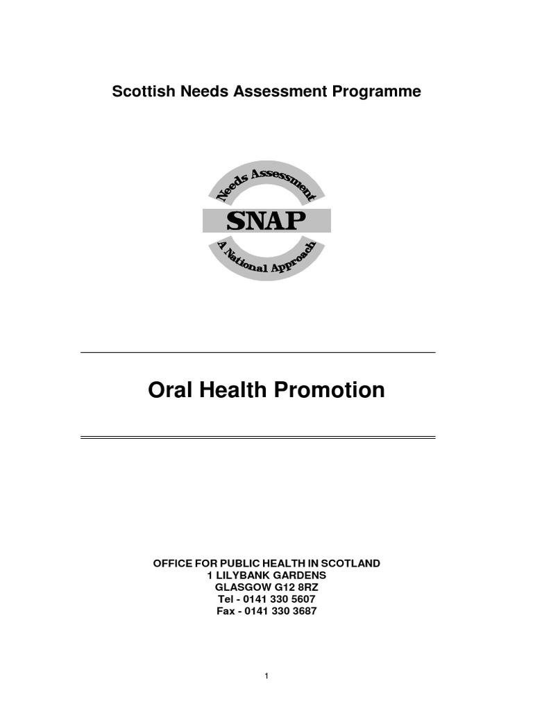 Oral Health Promotion Dentistry Oral Hygiene