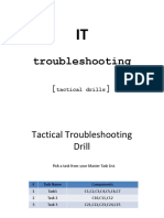 Tactical Troubleshooting Drill