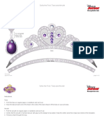 Disney Sofia The First Tiara Amulet Craft Printable 1012 PDF