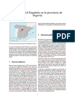 Guerra Civil Española en La Provincia de Segovia PDF