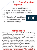CH 1-Foundry Plant Lay Out