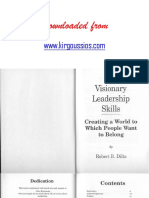 Visionary Leadership Skills Creating A World
