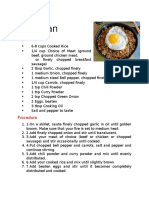 Chao Fan Recipe