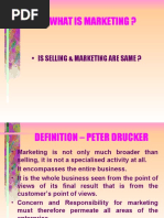 Marketing and Customer Service