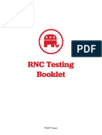 RNC Testing Booklet