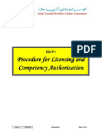 ED-P1 Licensing and Competency Authorization