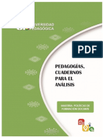 Pedagogías, Cuadernos Para El Análisis M11PDF