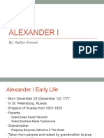 Russian Presentation Alexander I