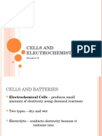 Cells & Electrochemistry: Science 9