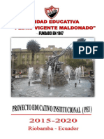 Proyecto1 Educativo Institucional (Pei) Uepvm 2015-2020