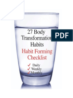 27 Habits Checklist Short