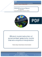Efficient Model Reduction of Parametrized Systems by Matrix Discrete Empirical Interpolation