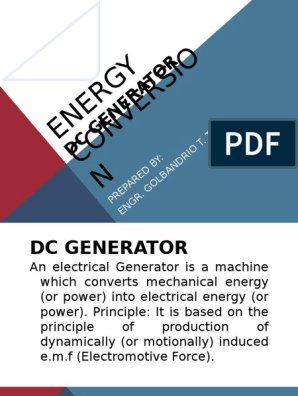 Get Dc Generator Working Principle Pdf PNG