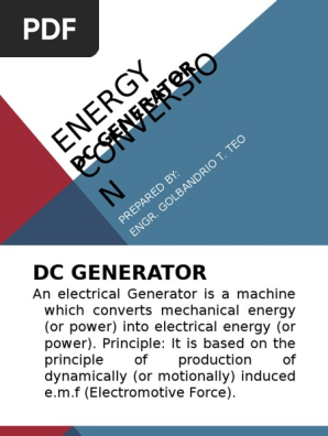 Get Dc Generator Working Principle Pdf PNG