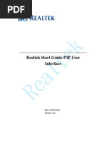 Start Guide P2P User Interface Linux
