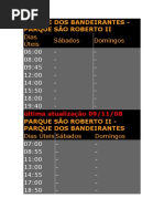 Parque Dos Bandeirantes