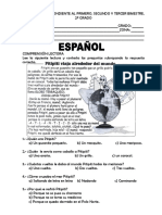 Examen Semestral de Segundo Grado Primaria (Recuperado 1)