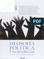 Wolff - Filosofia Politica. Una Introducción PDF
