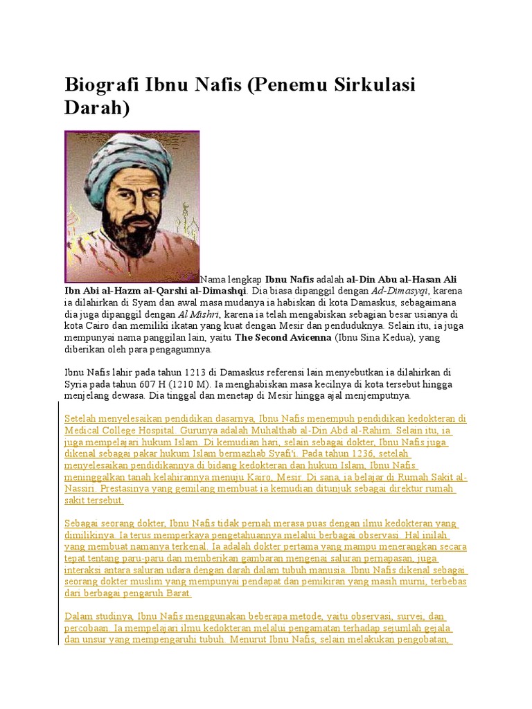 Biografi Ibnu Nafis Pdf