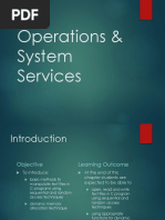 File Operations & System Services