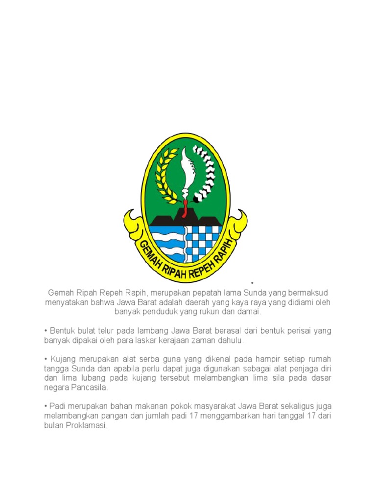 Arti Gemah Ripah Repeh Rapih Sunda | PDF