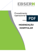 POP Higienização Hospitalar PADRÃO EBSERH