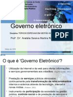 Conjunto de Slides Sobre Governo Eletrônico_2016